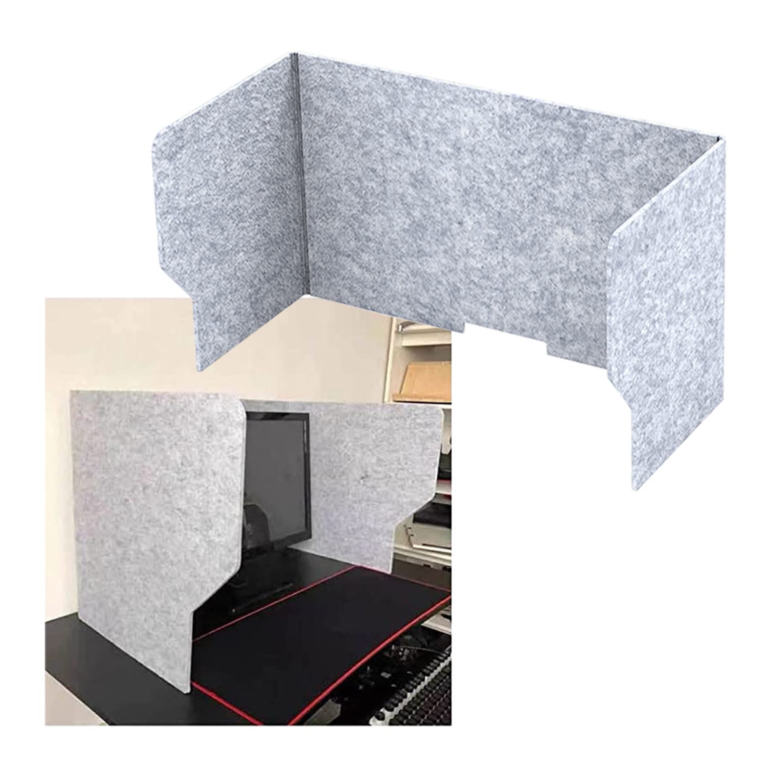 THKSGIV Acoustic Desk Divider, Freestanding Sound Absorbing Partition, Noise Reduction, 9mm Thick Office Panel, Visual Distraction Control for Workspaces