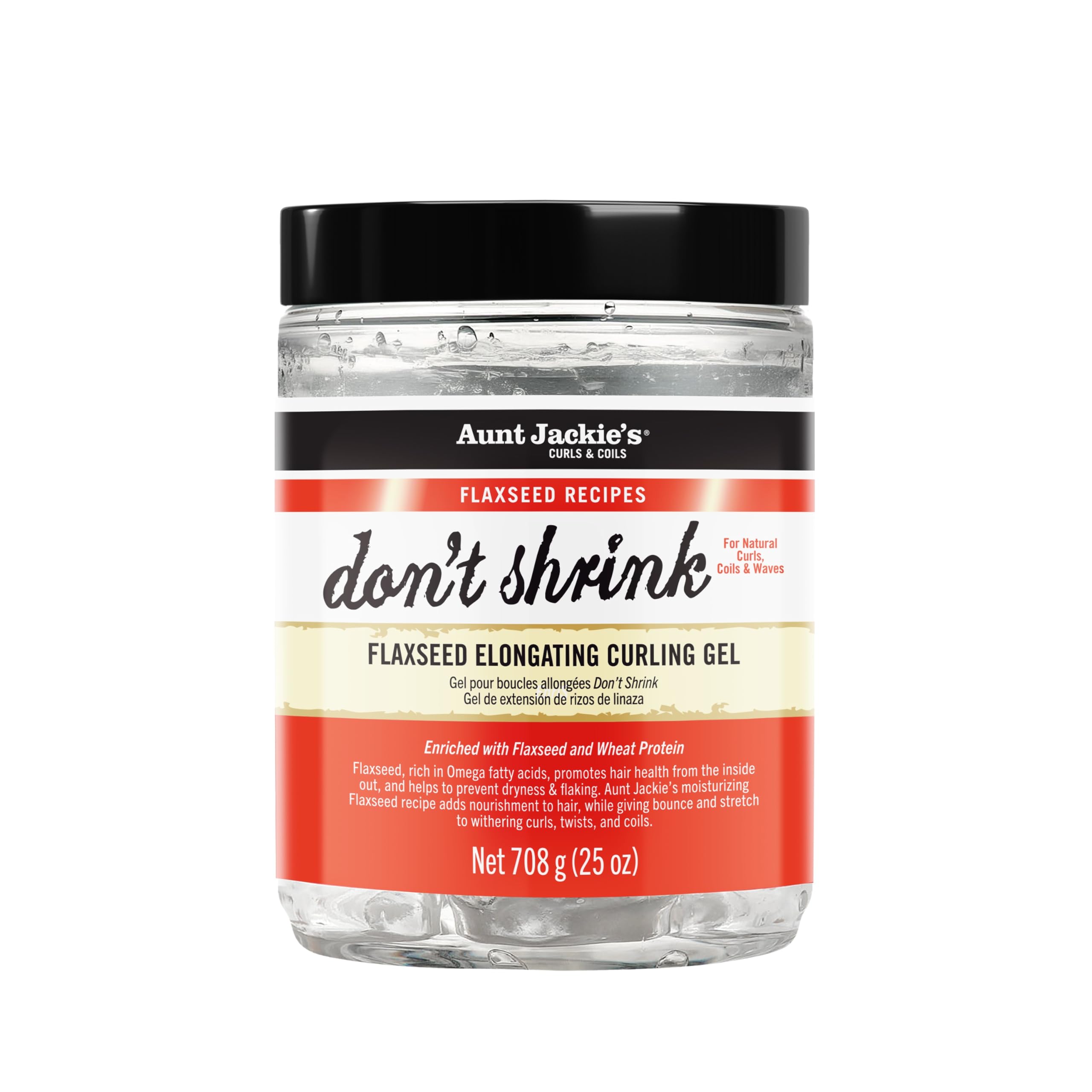Amazon.com : Aunt Jackie's Don't Shrink Flaxseed Elongating