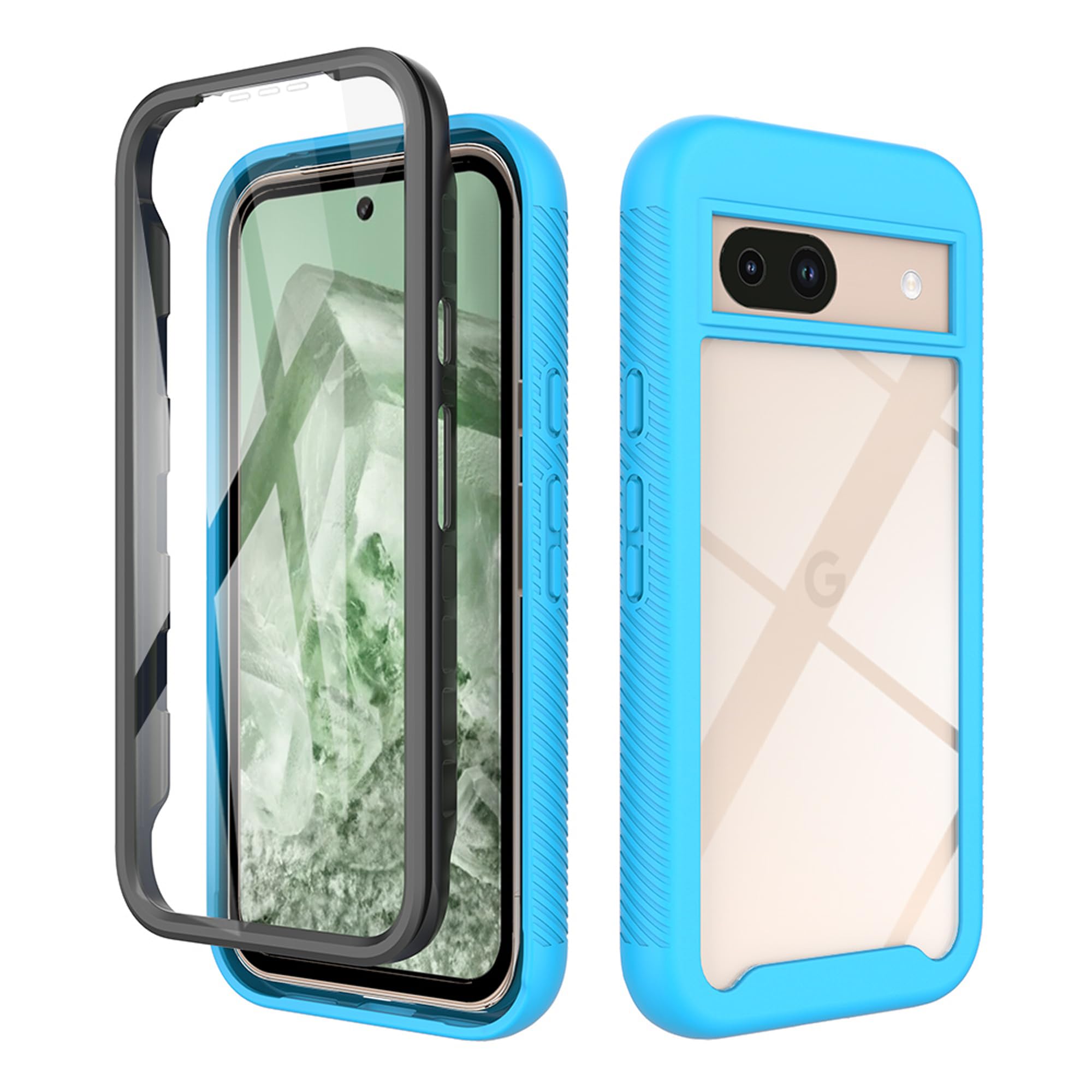 Custodia Trasparente Per Google Pixel 8A, Sottile Silicone