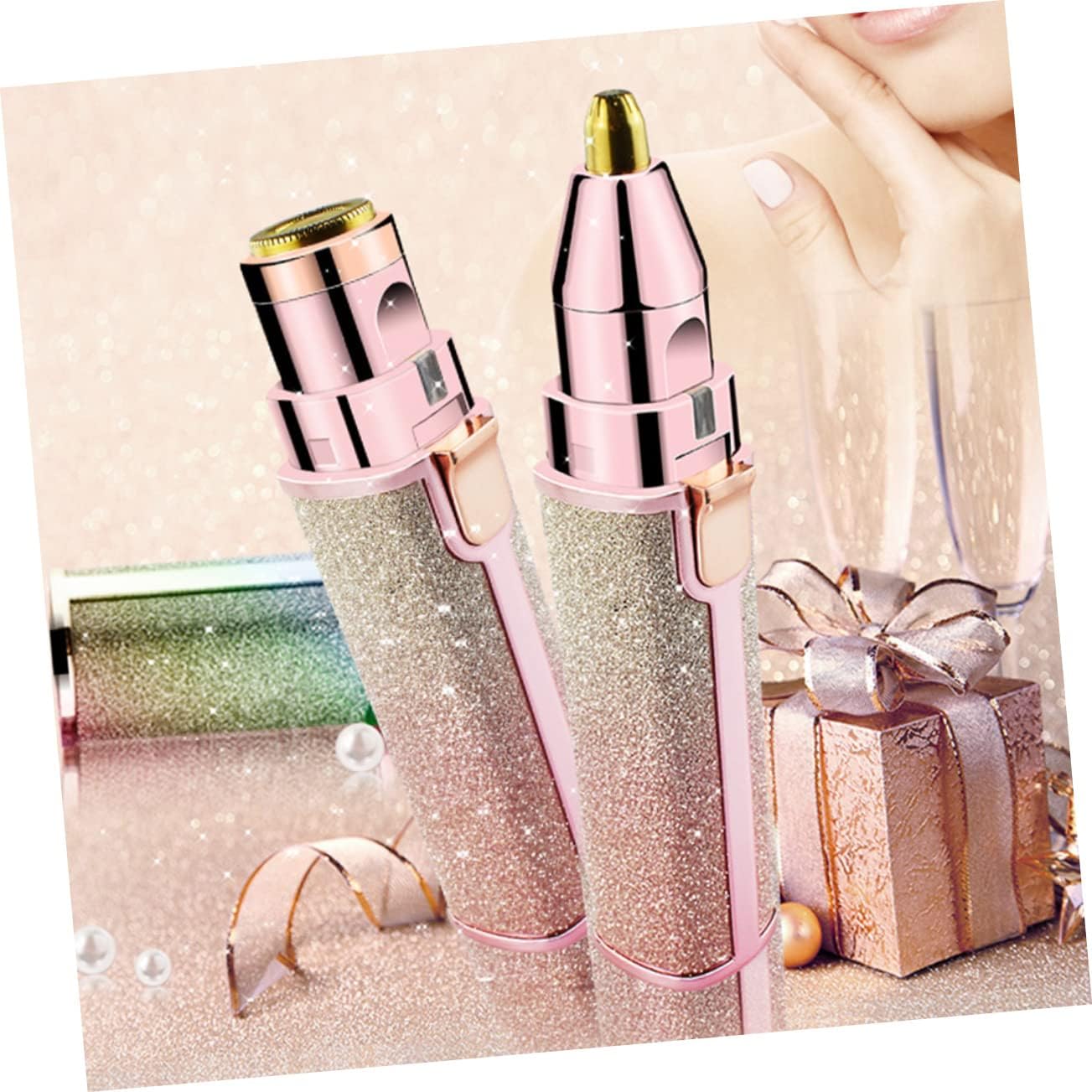 Didiseaon Rechargeable Electric for Women Hair Remover Eyebrow Trimmer Shaper Body Hair Depilator Water Washable