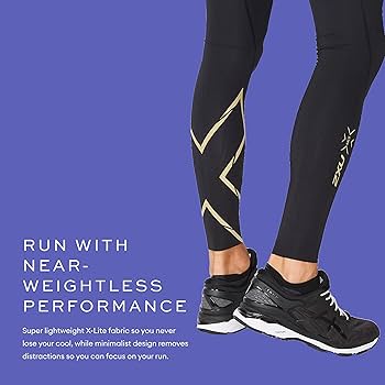 ウォーキング・ランニングウェア 2XU MCS RUN COMPRESSION TIGHTS - G3 2XU Men's Light Speed Compression Tights for Running