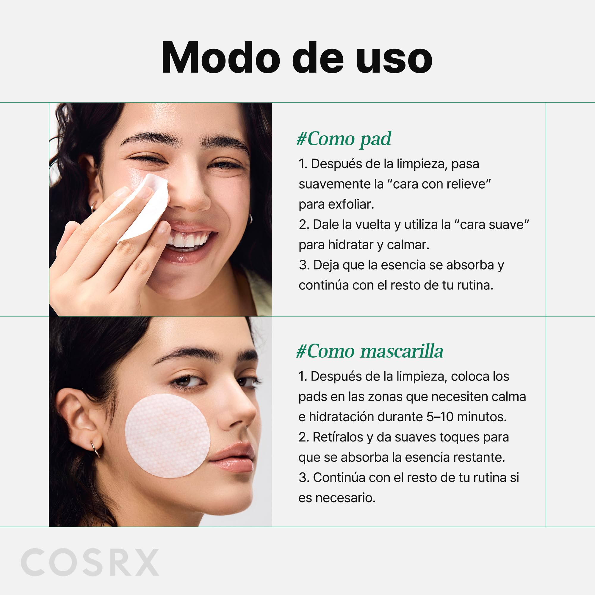 COSRX OneStep Original Clear Skin Calming Pad, 100 Pads, Dual Sided Facial Pad for Soothing, Barrier Strengthening & Gentle Exfoliation with 82% Green Tea Water, Cica, PHA, LHA, Korean Skin Care