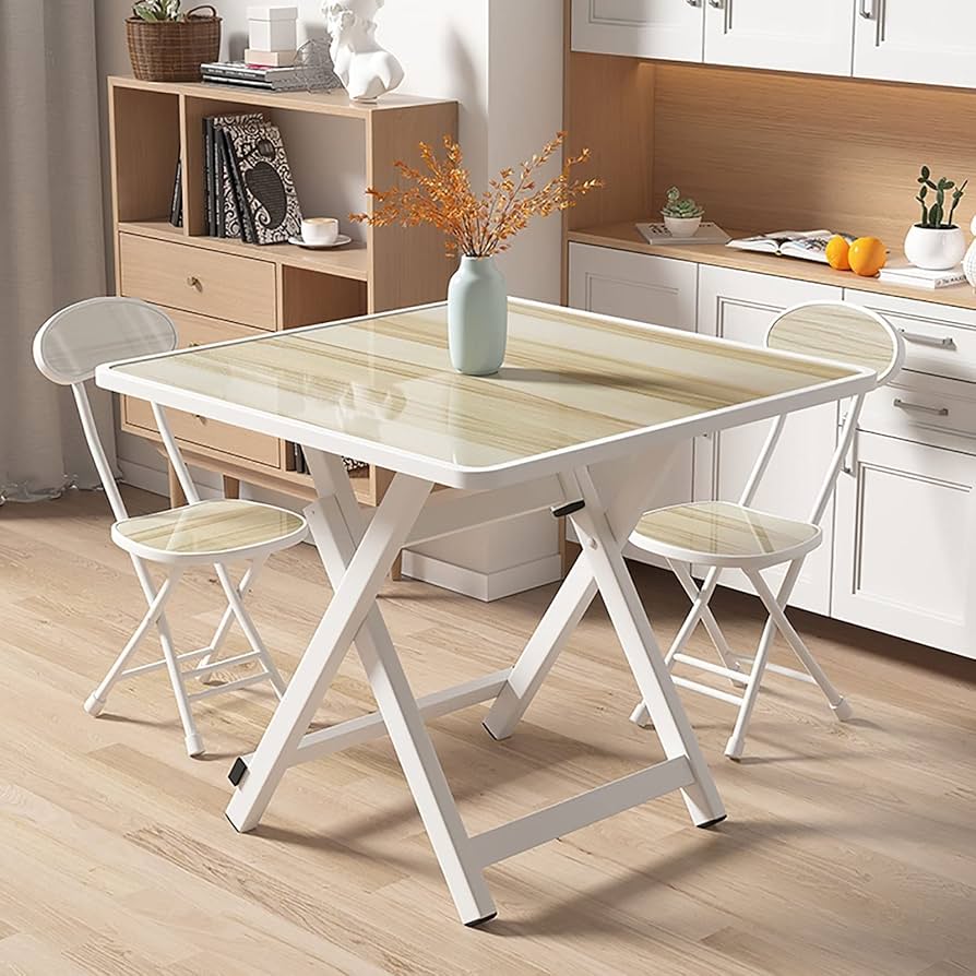 Amazon.com: SH-tables Folding Table, Square Dining Table