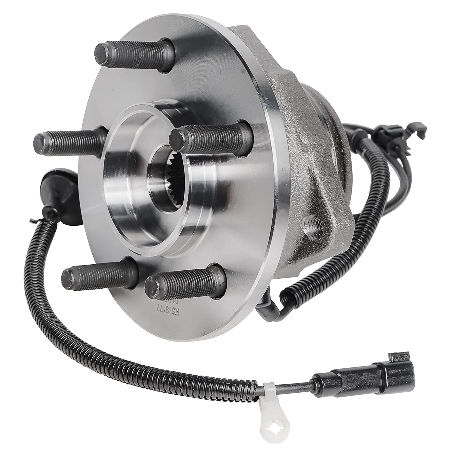 Detroit Axle - Front Wheel Bearing Hubs for 2002-2007 Jeep Liberty, Replacement 2003 2004 2005 2006 Liberty Wheel Bearing and Hubs Assembly Set, Pair Hubs