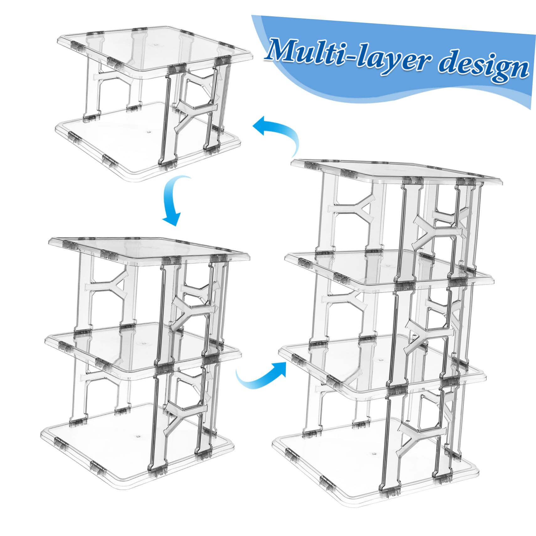 Gatuida Zapatero De Puerta Organizador De Zapatos Compacto De Plástico Ahorra Espacio para Pasillos Cuarto De Baño o Dormitorio