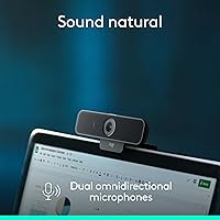 Vista 5 de Logitech Cámara web empresarial C925e, video HD 1080p/30fps, corrección de luz, enfoque automático, audio claro, obturador de privacidad, funciona