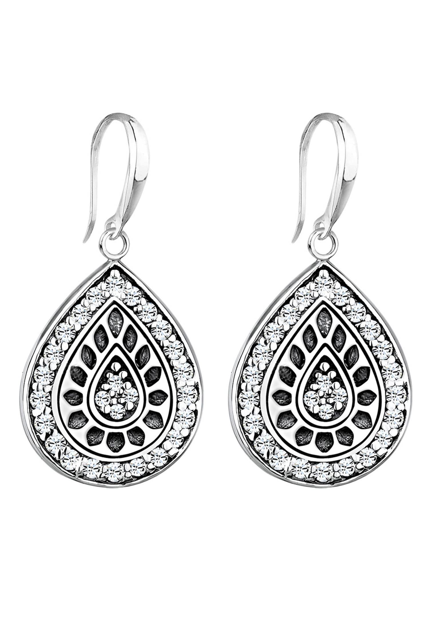 Elli - Orecchini Da Donna In Argento Color Oro Con Palline Rotonde Pendenti