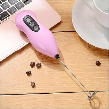 Pilli Süt Köpürtücü – Cappuccino ve Latte için Kahve Köpürtücü ve Köpük Yapıcı Çırpıcı