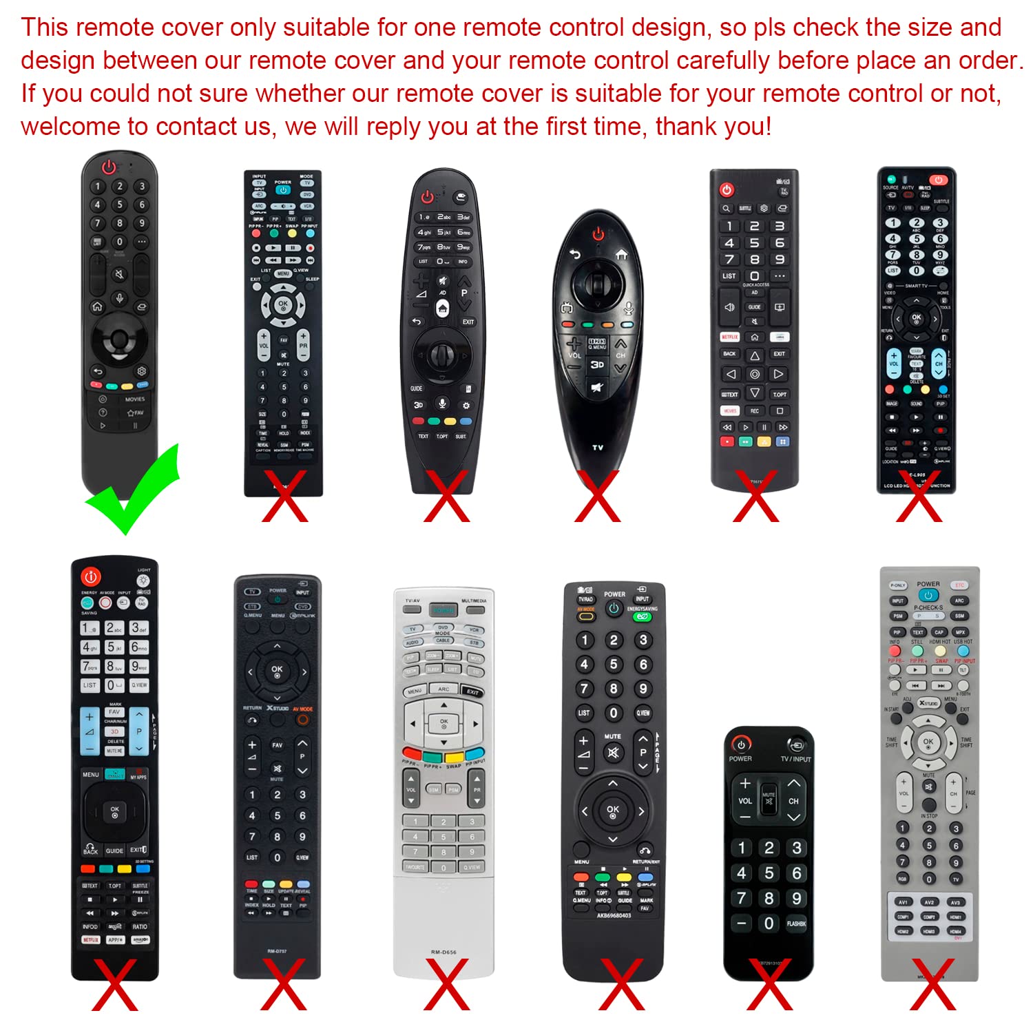 Custodia In Silicone Per Telecomando LG Magic AN-MR21GC, MR21N, 21GA, Con Cordino, Colori Vari (nero, Blu, Rosso, Fluo), Fondo Spesso, Antigraffio, Antishock, Impugnatura Ergonomica