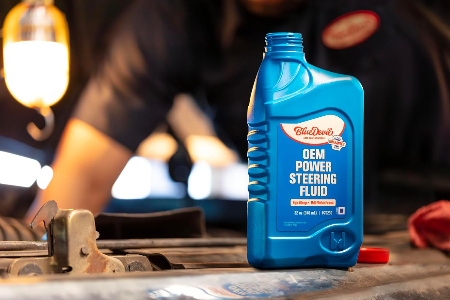 BlueDevil Products Power Steering Fluid - 1 Quart (Pack of 6)