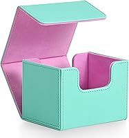 Vista 7 de ZLCA Caja de Mazo de Cartas con 2 divisores para tarjetas MTG, caja de almacenamiento horizontal grande para tarjetas que se adapta a más de 150 4