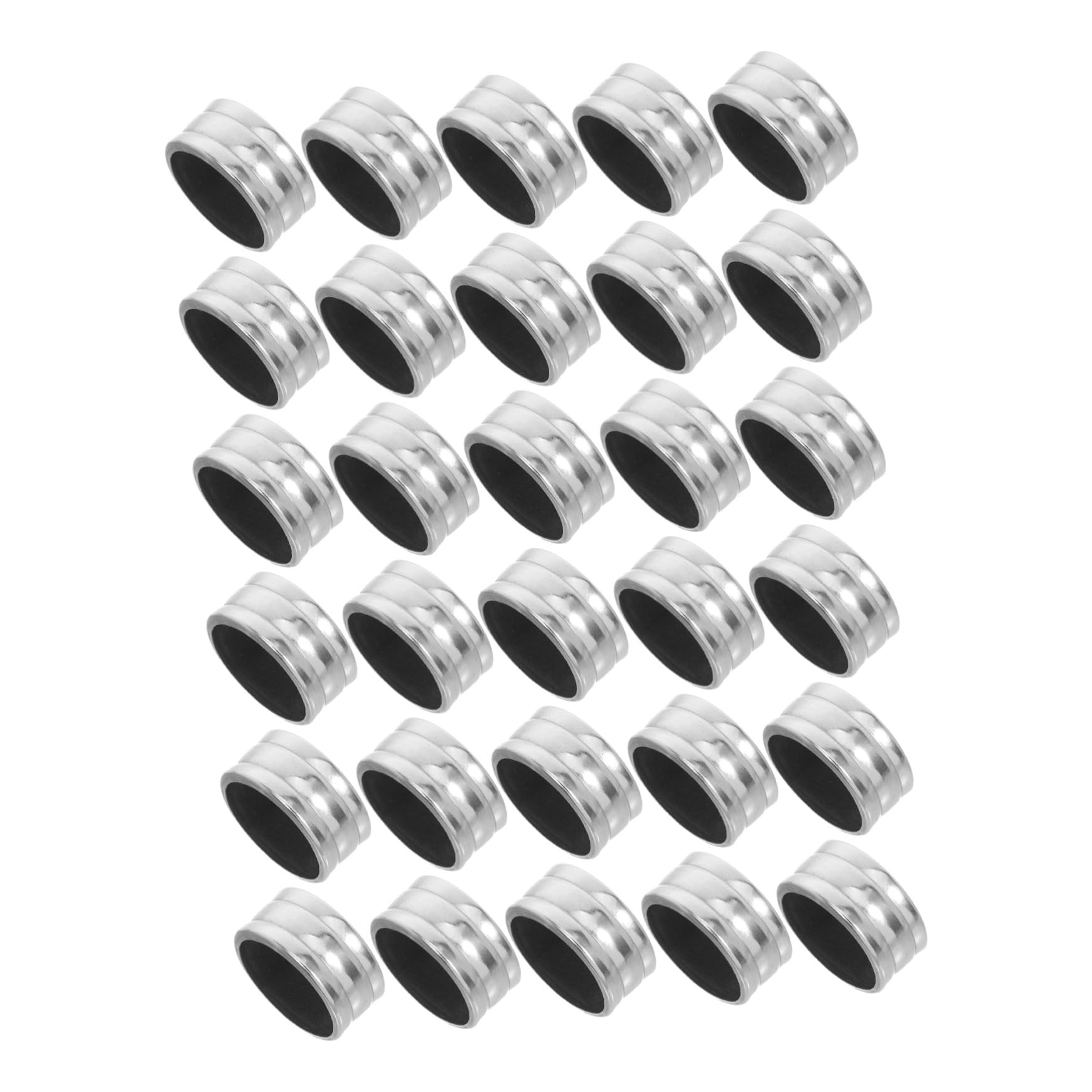 Anillos antigoteo de acero inoxidable para evitar manchas de vino en botellas, 30 pzas