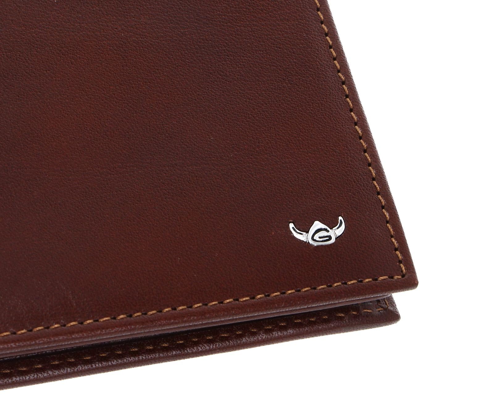 Golden Head Leder Geldbörse Colorado RFID Protect Scheintasche 1154 Tabacco braun
