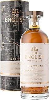 The English Chapter Eighteen Commemorative Limited Edition Single Malt Whisky 18th Year Anniversary Bottling 46 vol 70cl Gift Tube