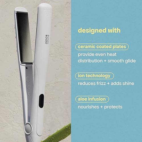 Miniatura 3 de BondiBoost Plancha de Pelo con Recubrimiento de Aloe 1" US