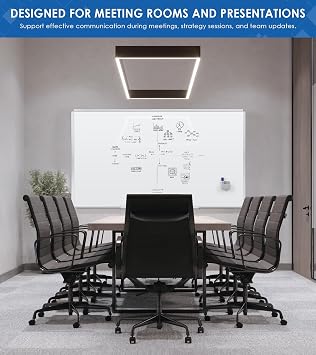 Large White Board 72x48 & 72x40 Inches, 2 Pack Magnetic Dry Erase Boards for Office, Classroom, Conference Room