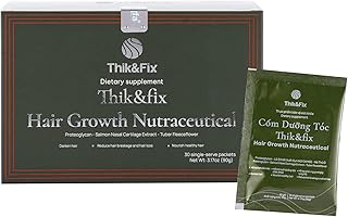 Hair Growth Supplement - Thickening Powder for Fuller Hair, Reduces Hair Loss for Women and Men, Supports Natural Growth
