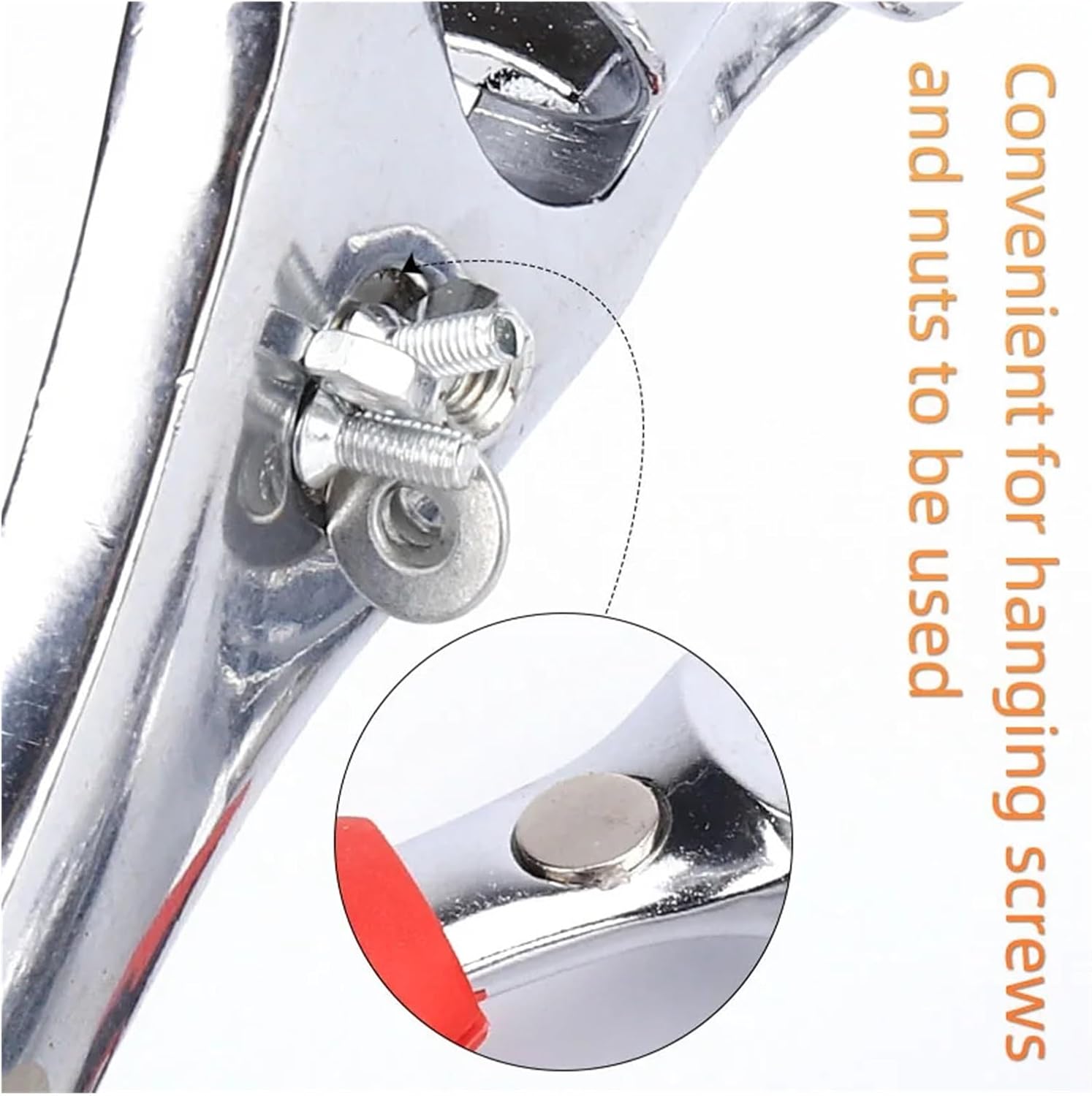 52 in 1 Socket Wrench Multi-Use 360 Degree 8-21mm Universal Wrench 52-in-1 Multi-Function Socket Set 8-in-1 Professional Dog Bone Tool(Bald wrench III)