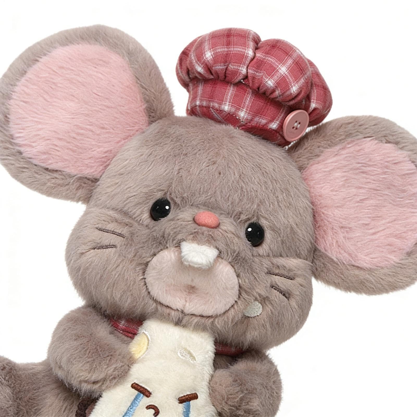 Topo Peluche Bambola Morbida Adorabile da Abbracciare e Collezionare | Giocattolo Cuscino in Peluche a Forma di Animale Imbottito per Camera da Divano Scrivania Soggiorno