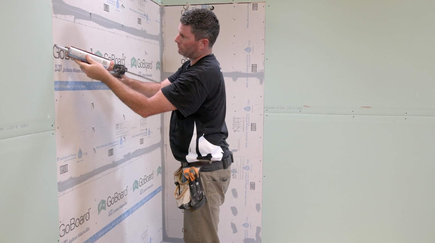 Buy GoBoard® Waterproof Backer Board Kit 8 Sheets Easy Installation