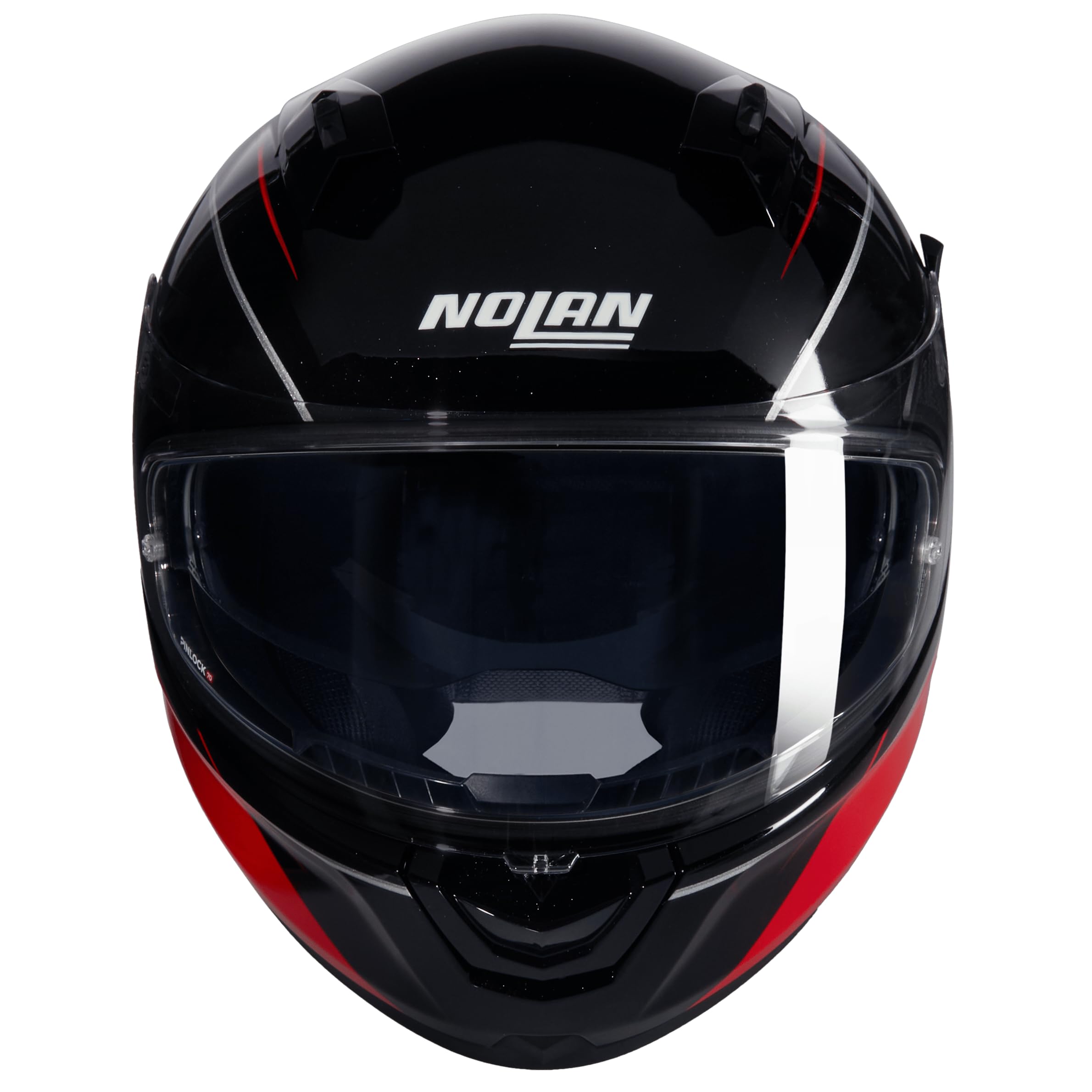 NOLAN Kask motocyklowy N60-6 Sport MESMERICO 342 L, czarny/czerwony