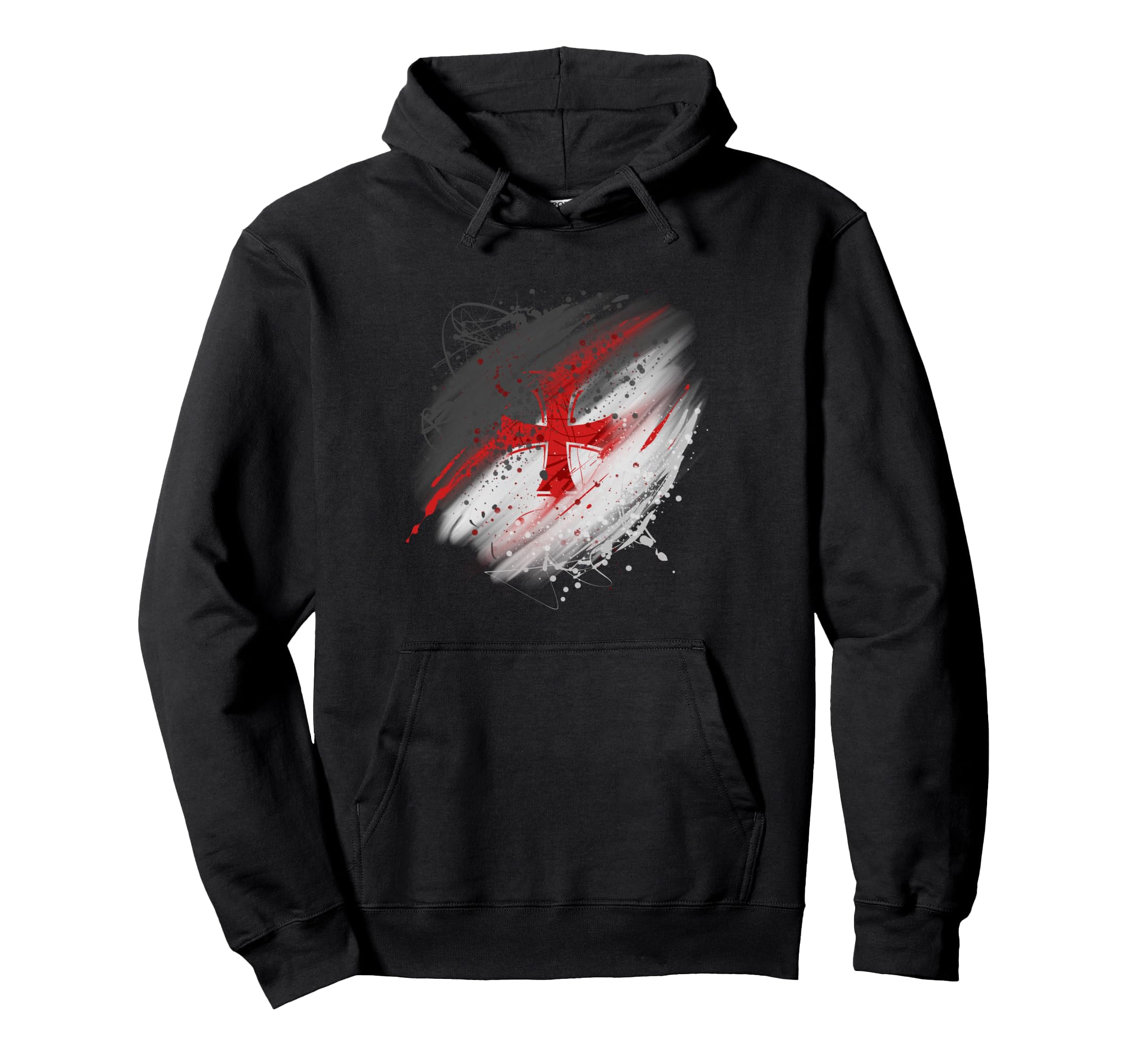 Crusader Knights Templar Cross Pullover Hoodie