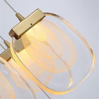 Modern Crystal for Staircase Lighting Long Luxury LED Cristal Lamp for Home Decor Light Fixtures (Emitting Colour : Cold White Size : Dia40xH200cm) (Cold White Dia50x250cm)