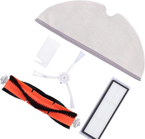 Miniatura 9 de Zerodis Aspiradora Accesorios Herramientas Cepillo Principal Cepillo Lateral Filtro Pantalla Cepillo Mopa Set Kit de Reemplazo Ajuste para Xiaomi 1C