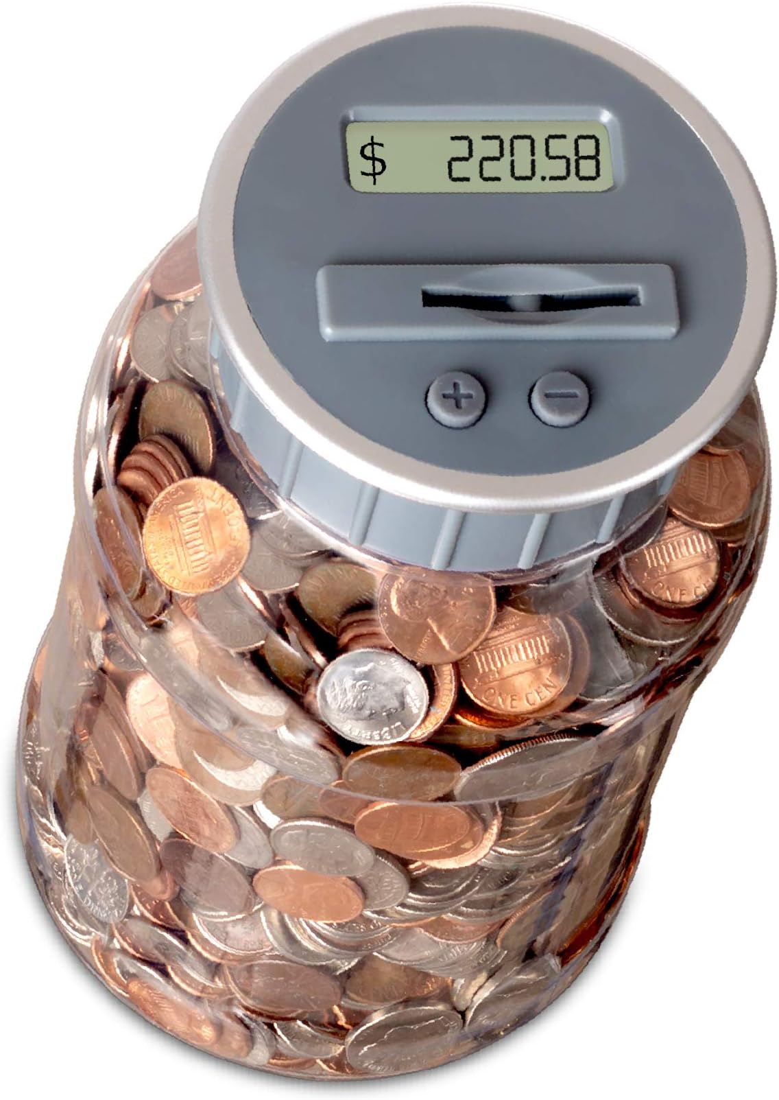 Coin Piggy Bank Saving Jar, Winnsty Digital Coin Counter