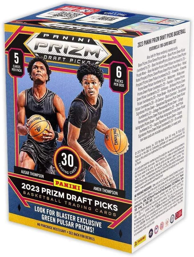 2023/24 Panini Prizm Draft Picks Basketball Blaster Box (6 pks/bx)