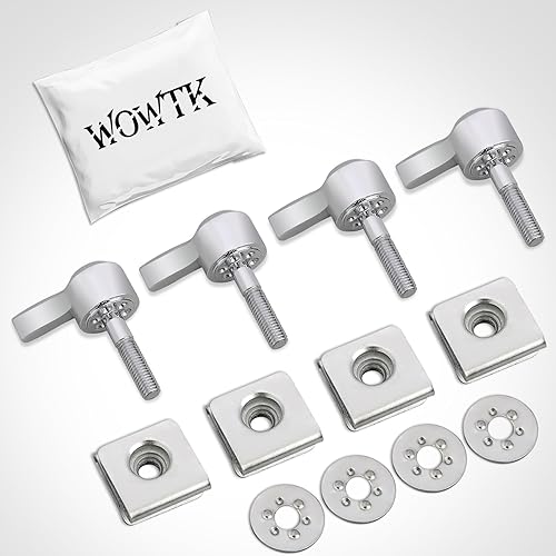 Miniatura 8 de WOWTK Kit de Montaje para Bolsa de Sillín, Juego de Bloqueo de Palanca de Bolsa de Sillín Rígida para Harley 1993-posterior Todos los Modelos