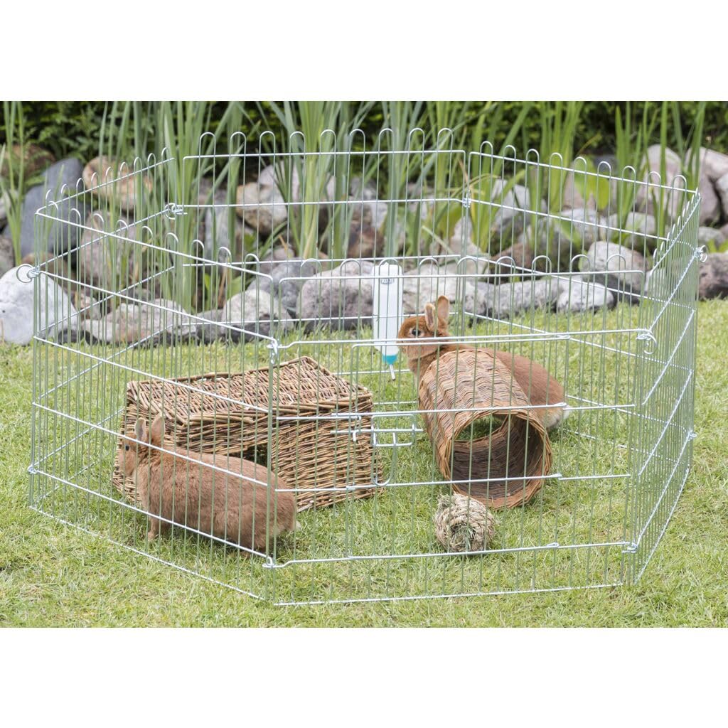 TRIXIE 6250 natura Freilaufgehege, verzinkt, ø 126 × 58 cm