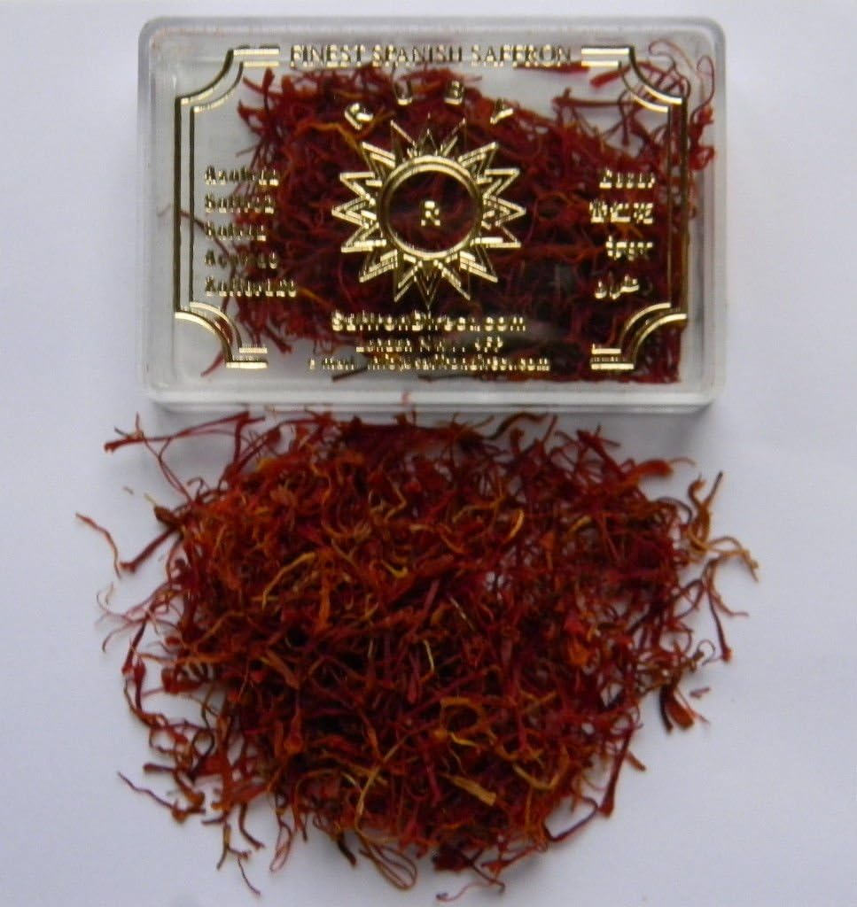 Ruby Brand Pure Finest Spanish Saffron Sealed 1 Gram 1g - Category 1 Saffron