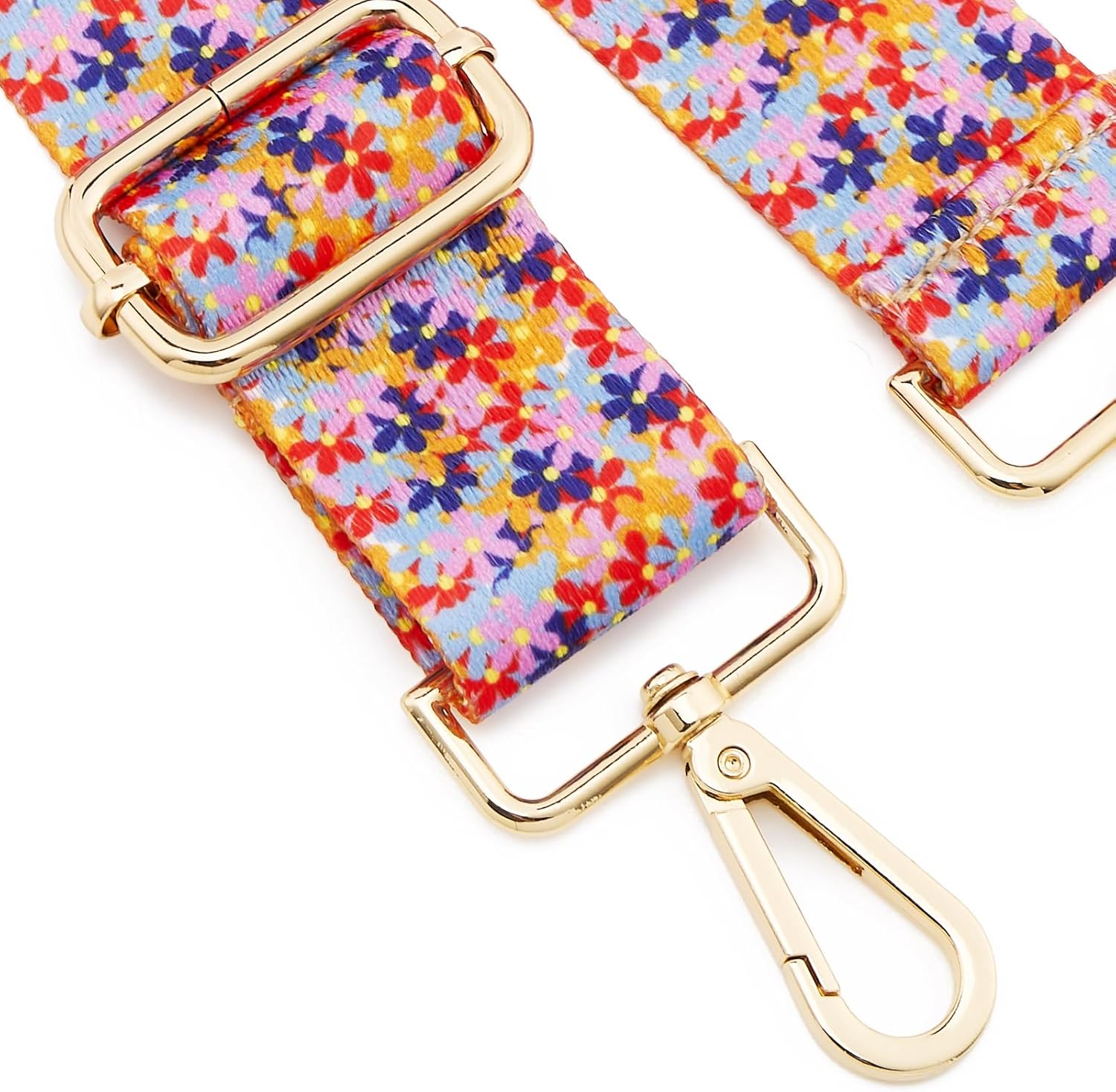 ZOOEASS Wide Shoulder Strap Adjustable Replacement Belt Guitar Style Crossbody Bag Handbag Strap Multicolor Canvas Straps(Wide:1.5in)(Color47) - Image 3