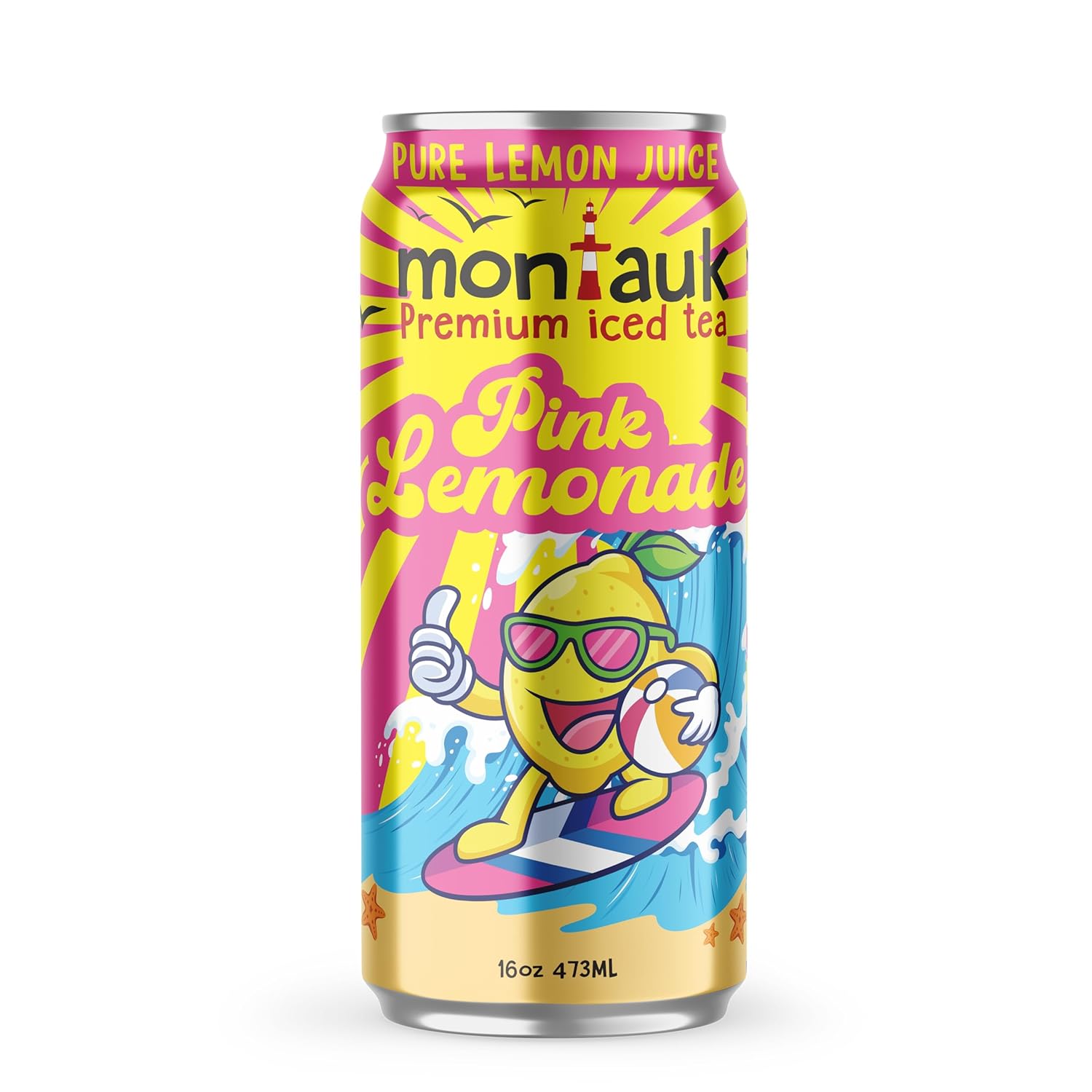 Montauk Premium Iced Tea, Ready-to-Drink Tea, 16 fl oz Cans (Pack of 12, Variety Pack)