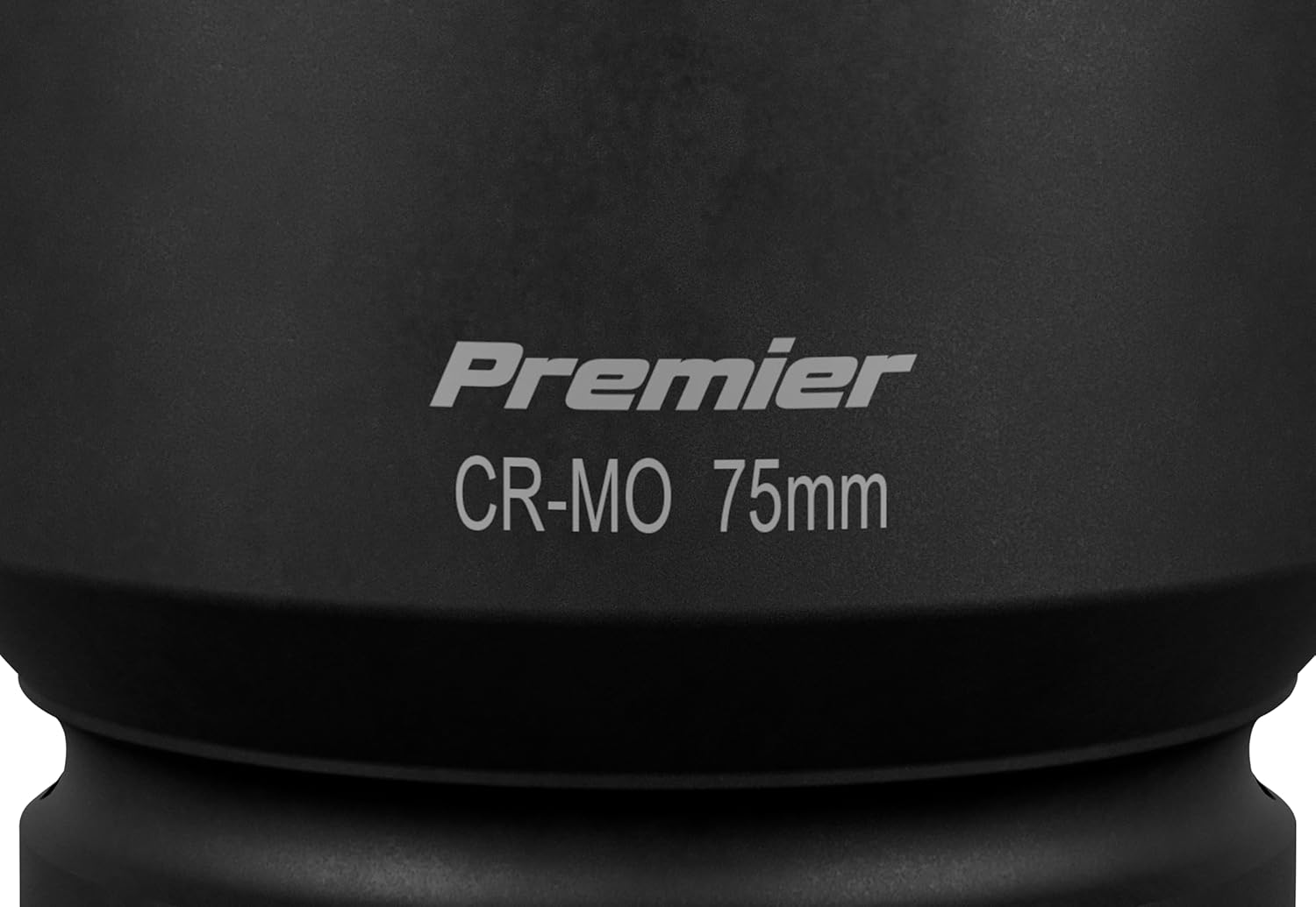 Sealey IS175 Impact Socket, 1" Square Drive, 75mm, Black