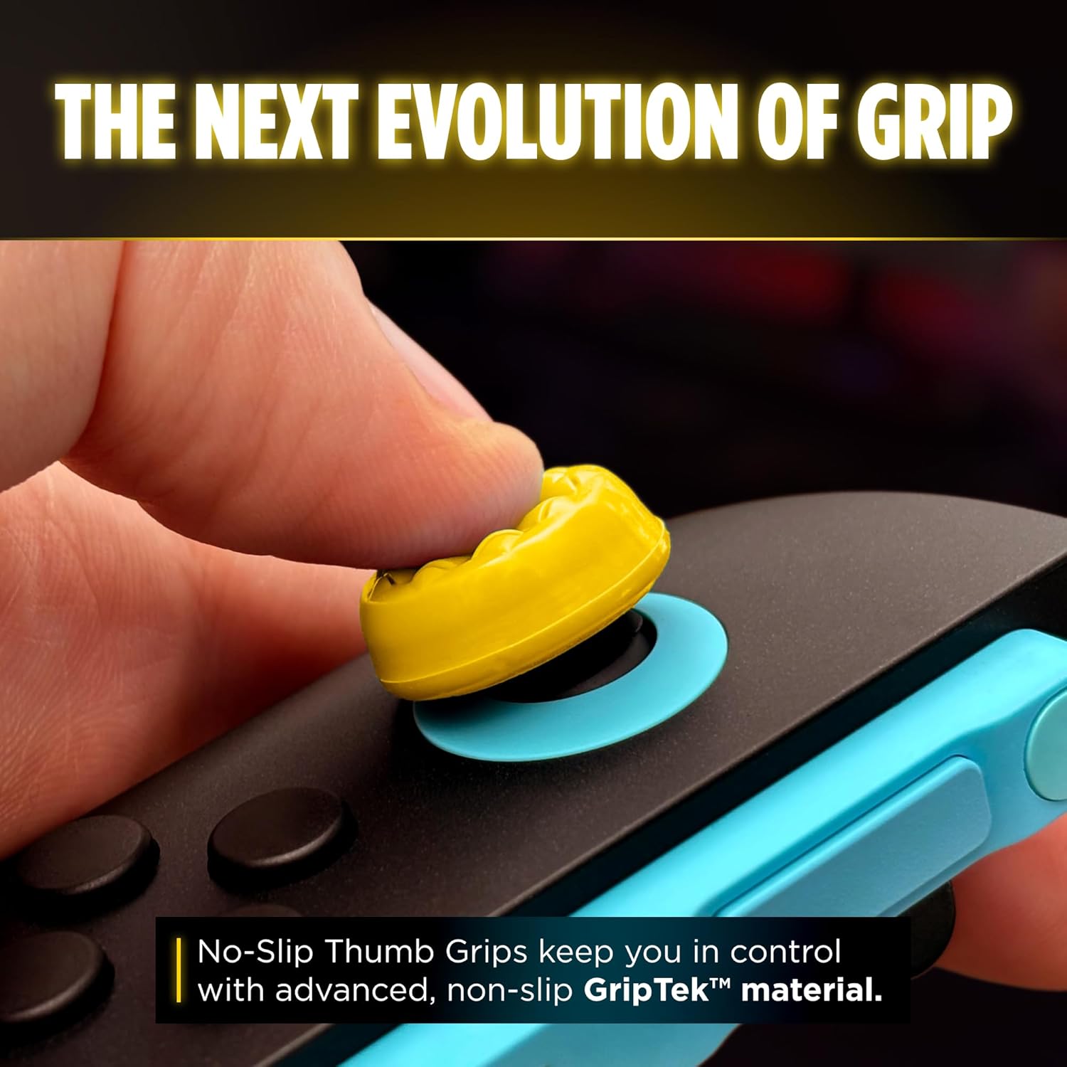 KontrolFreek Galaxy GamerPack – Electric Edition | Compatible with Nintendo Switch 2 | 4-Pack | Yellow and Red - Image 4