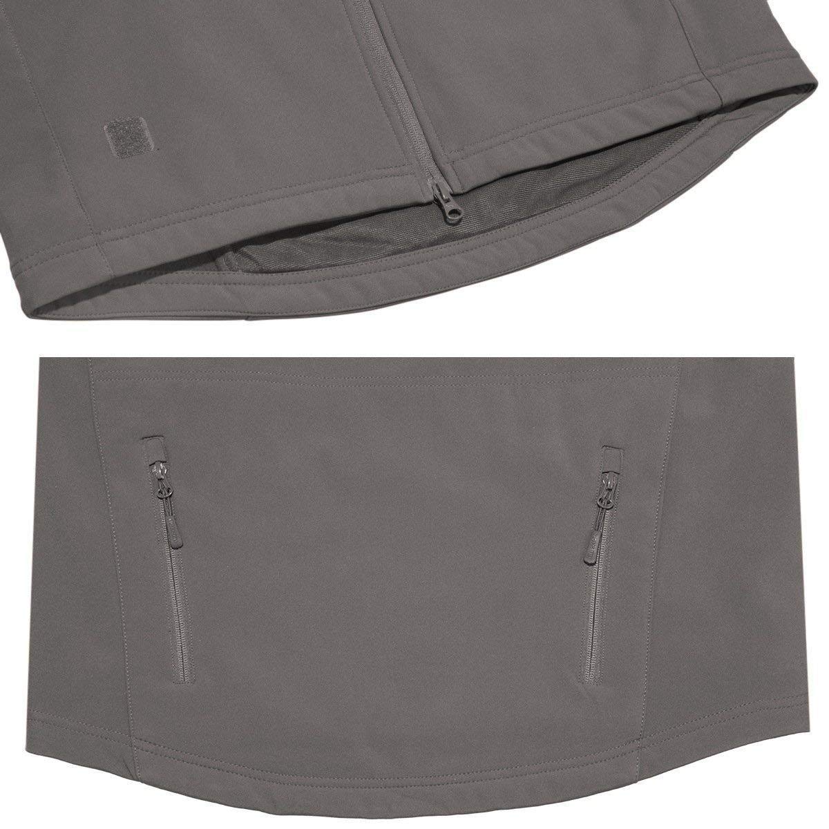FREE SOLDIER Kurtka Taktyczna Męska Softshell Outdoor Czarna