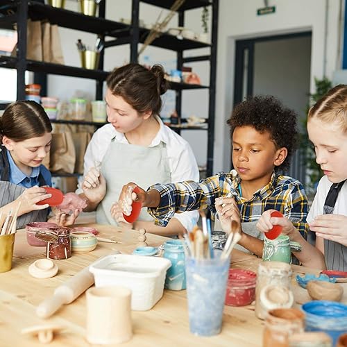 Miniatura 5 de WILLBOND 6 varillas de arcilla de cerámica de goma suave para artistas de arcilla, 3 tamaños