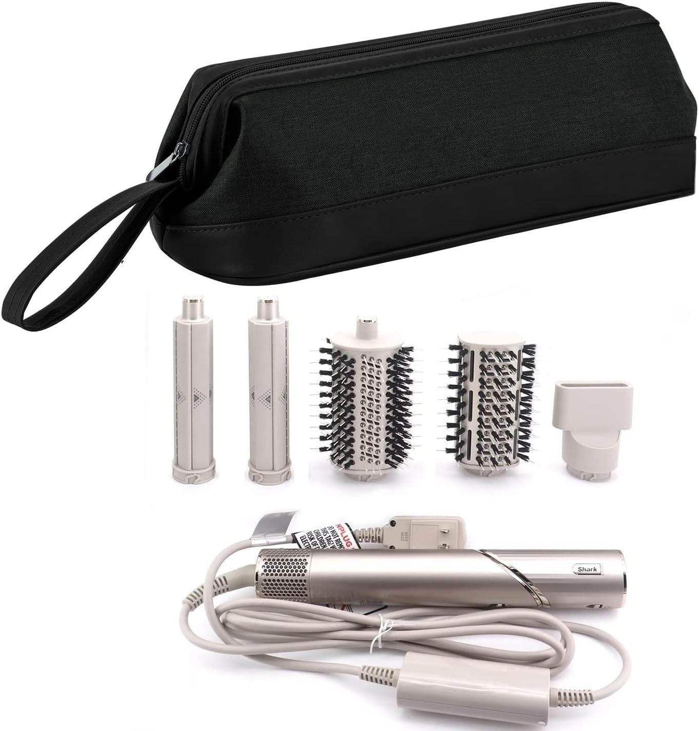 Custodia da Trasporto per Shark FlexStyle/Dyson Airwrap - Borsa da Viaggio Portatile Compatibile con Asciugacapelli HD430