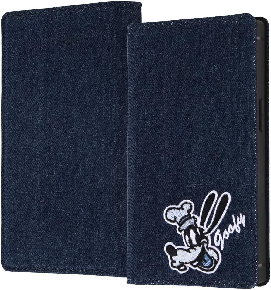 Digital Archimist [Thorough Protection Squl Skul] iPhone 14 / iPhone 13 Case, Disney Character, Notebook Type, Leather Case, Notebook Cover, Goofy Black and White