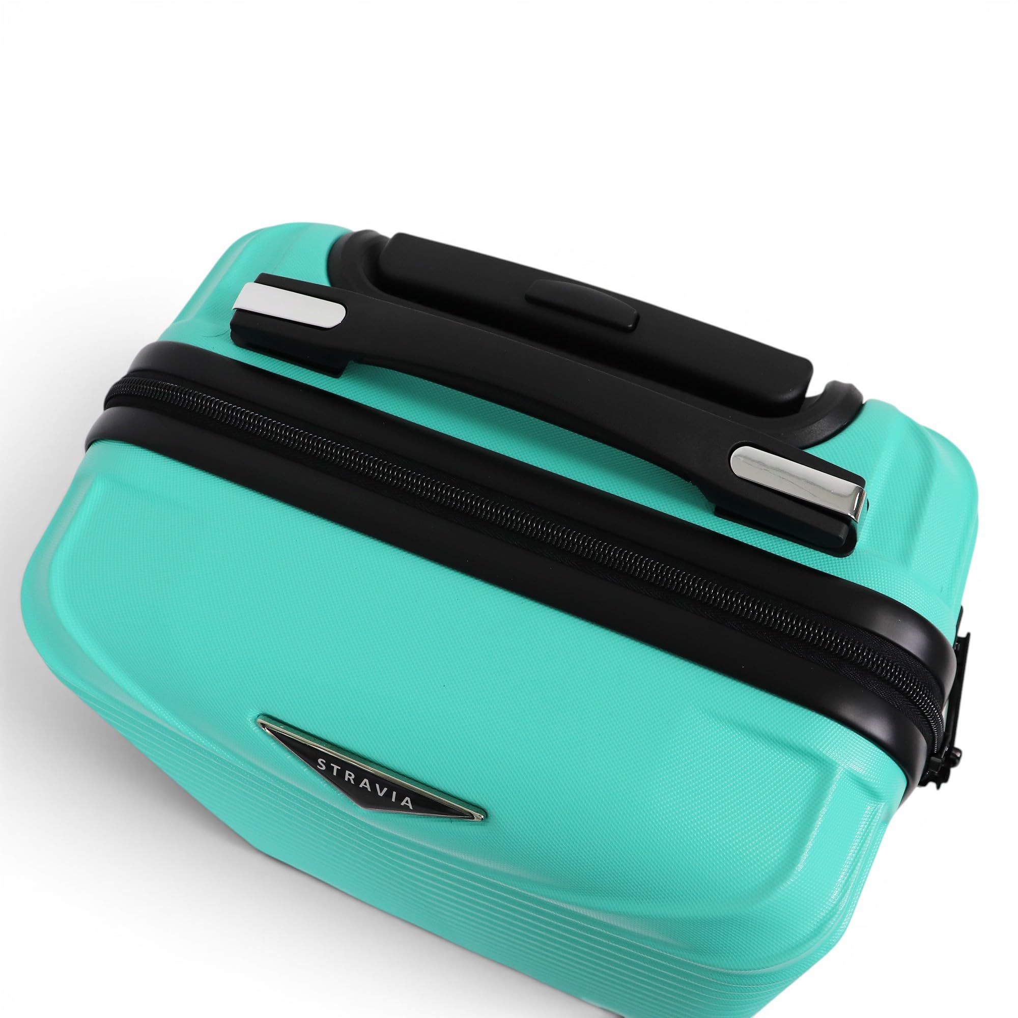 Vic – Valise Moyenne 65 cm – ABS légère et résistante – Bagage Rigide – Serrure à Code sécurisée – 4 Roues Double Ultra fluides – Turquoise – 65 x 44 x 26 cm
