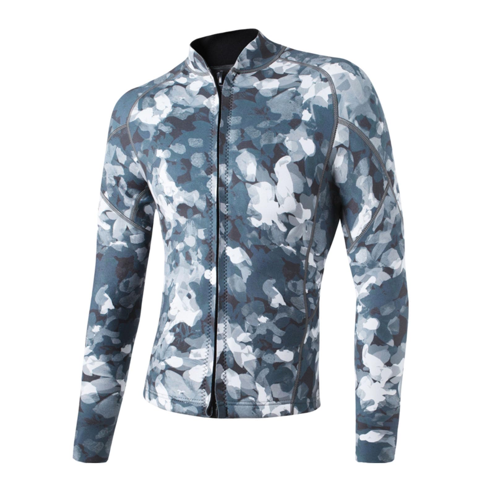 Traje De Neopreno Hombre Agua Chaleco Surf Bañador Natacion Buceo Chaqueta Camiseta Snorkel Ajustable Manga Larga Impermeable Adulto