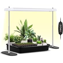 FOXGARDEN  Grow Light Stand, Advanced LED Plant Growth Lighting with 4/8/12H Timer, 6 Dimming Options, and Adjustable Height - Optimal for Indoor Plants in Seedlings, Vegetative, and Flowering Phases