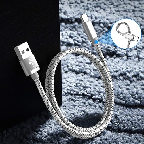 Miniatura 3 de Cable de carga USB tipo C de 6.6 pies con adaptador Thunderbolt 3 OTG, compatible con MacBook Pro, iPad Air 4 4th Mini 6, S21, 21, Microsoft Surface