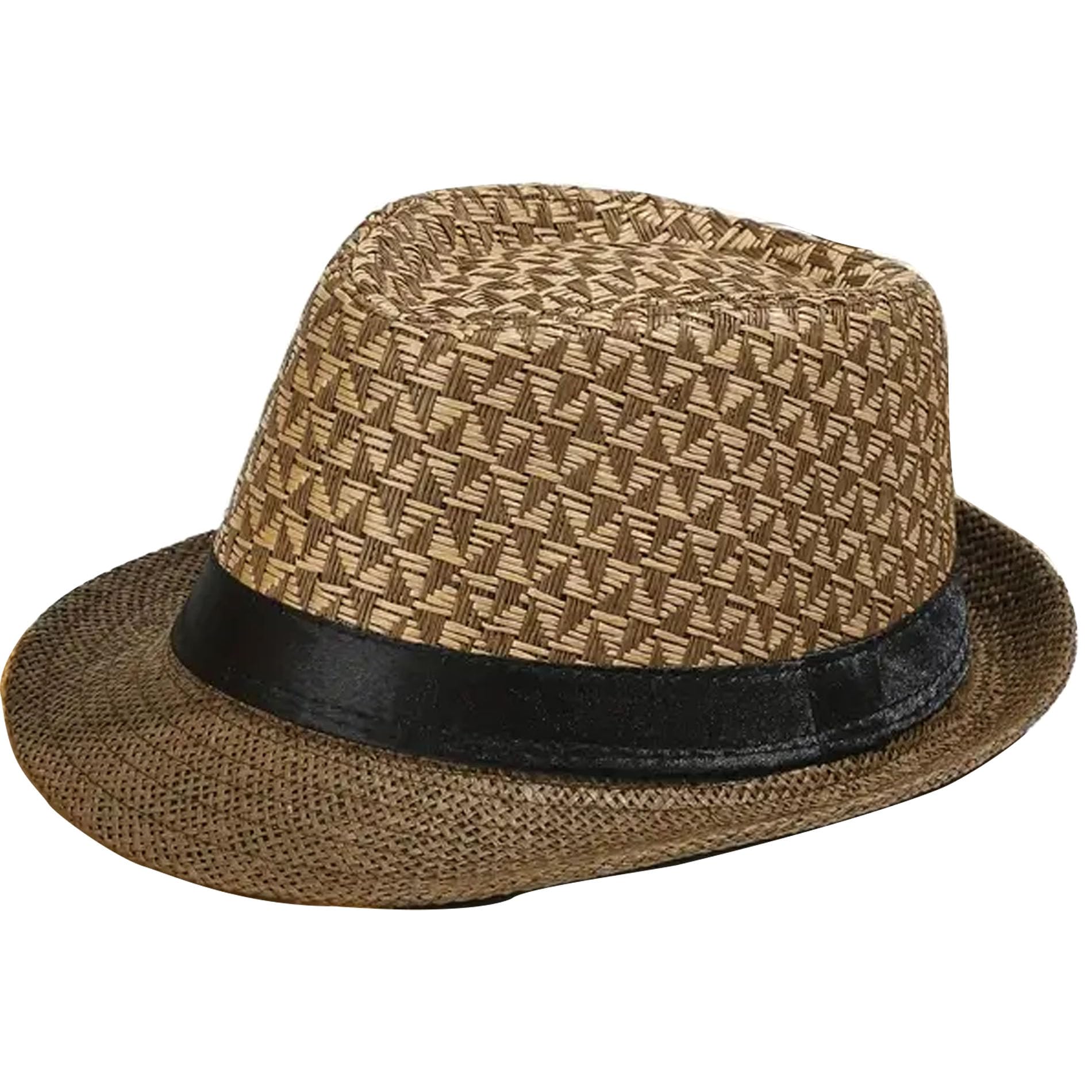 rr design Fashion Black Trilby Hat/Fedora Hat Stylish Hat for Men-picture-25