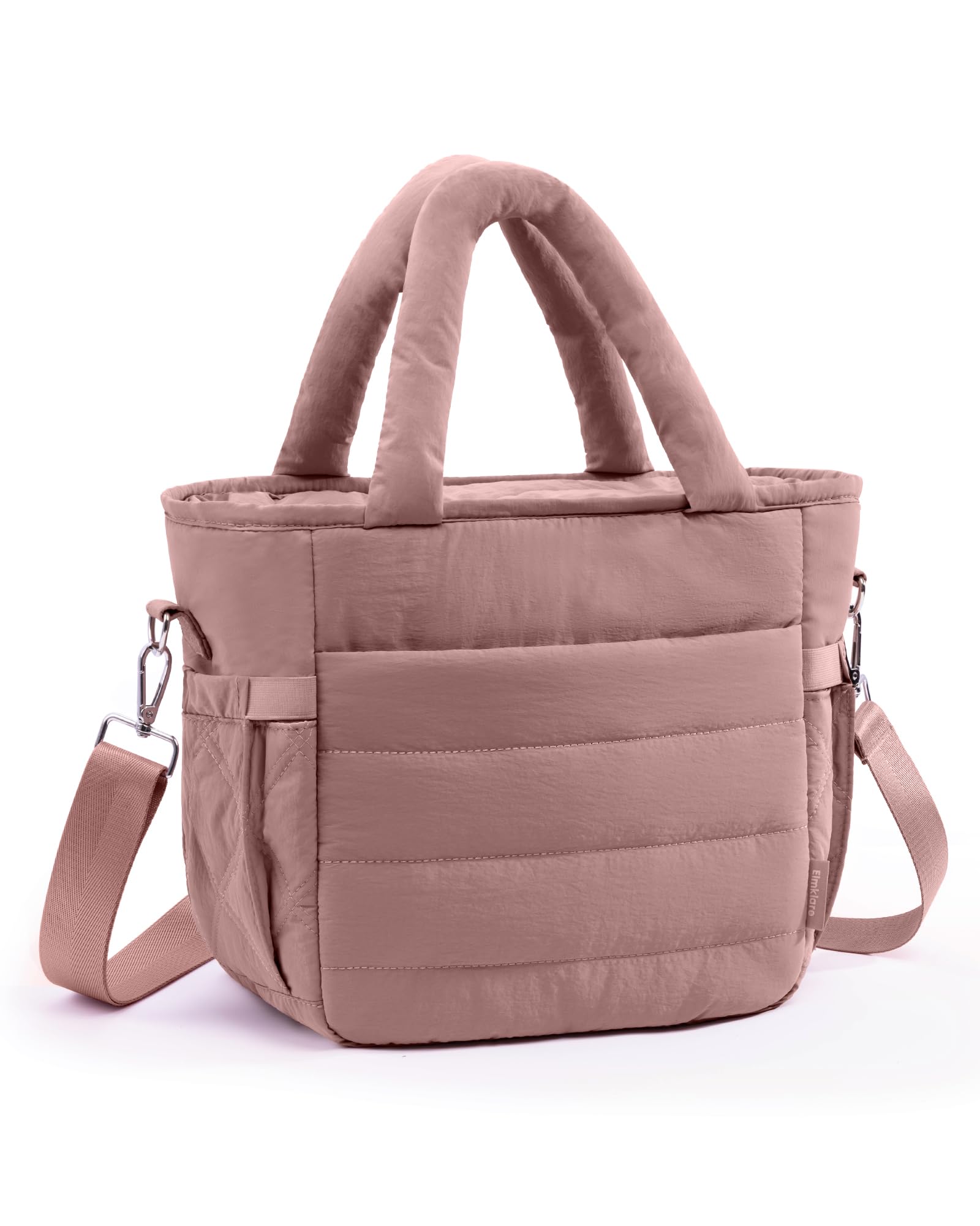 12L Insulated Lunch Box Tote Bag, Leakproof Puffer Lunch Bag for Women