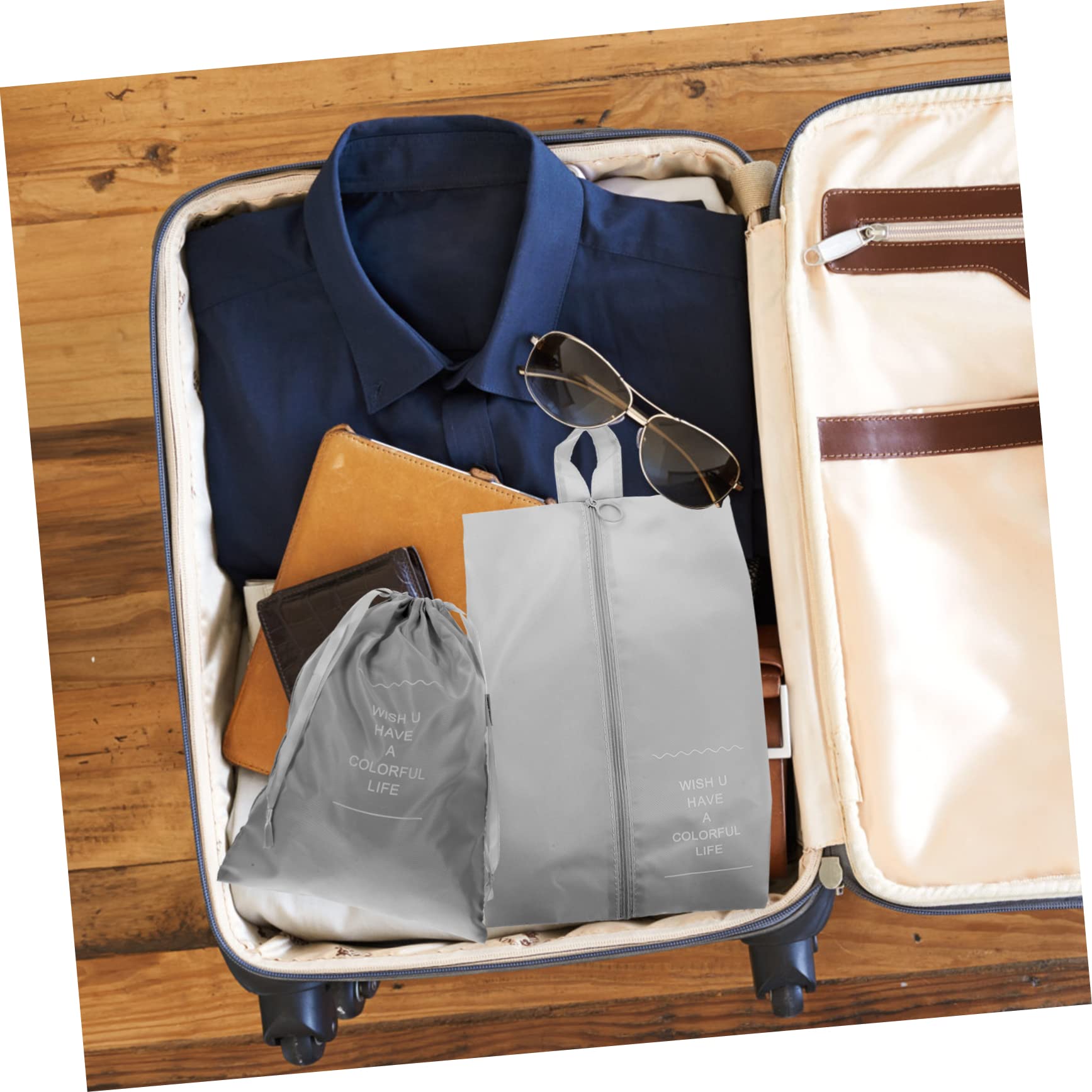 Veemoon Organizer Valigia Viaggio Borse Vestiti Borse Scarpe Trucco Accessori Cubi Organizzazione Accessori Viaggio Famiglia Lavoro Vacanze Escursioni Lunghi