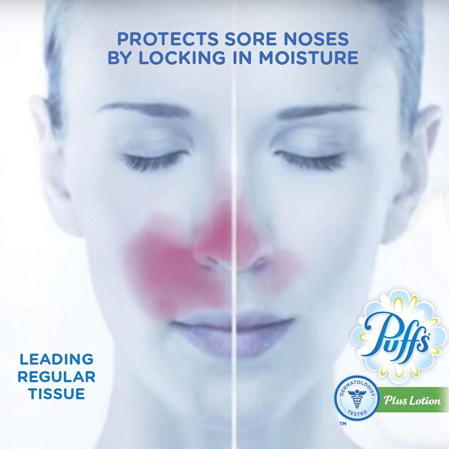 Puffs Plus Lotion Facial Tissues, 1,240 Sheets