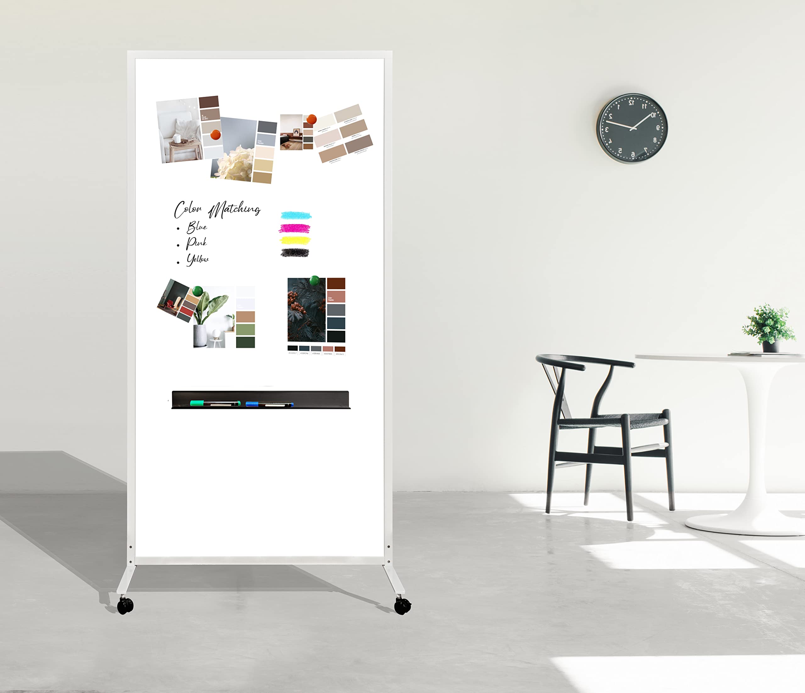 Amazon | パーテーション ホワイトボード、幅900×高さ1600mm縦型  